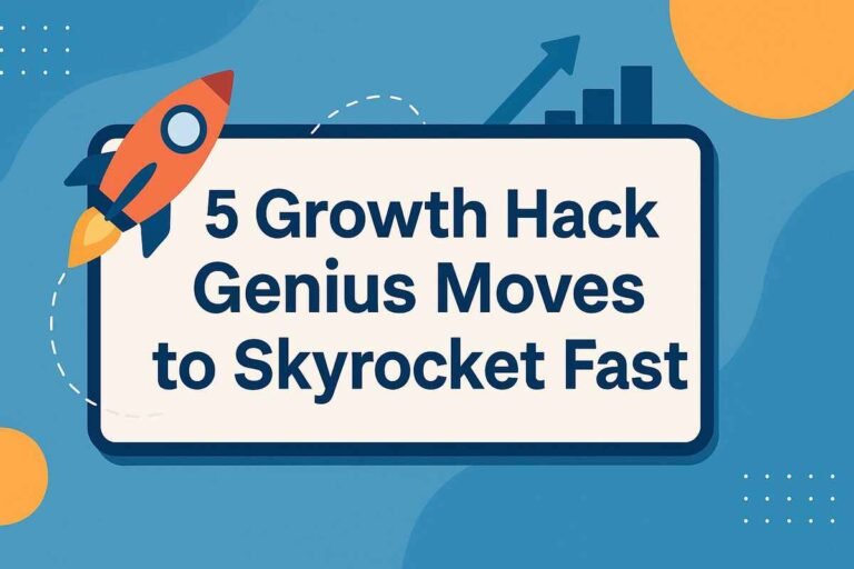 5 Growth Hack Genius Moves to Skyrocket Fast