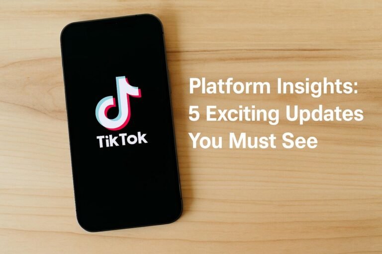 TikTok Platform Insights 5 Exciting Updates You Must See