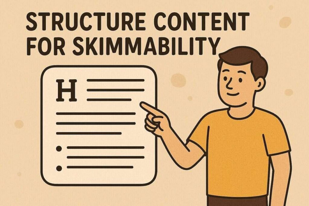 Structure Content for Skimmability