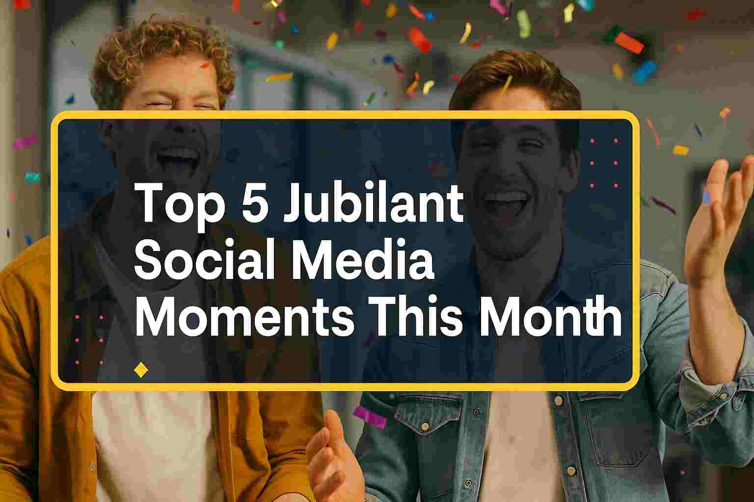 Top 5 Jubilant Social Media Moments This Month