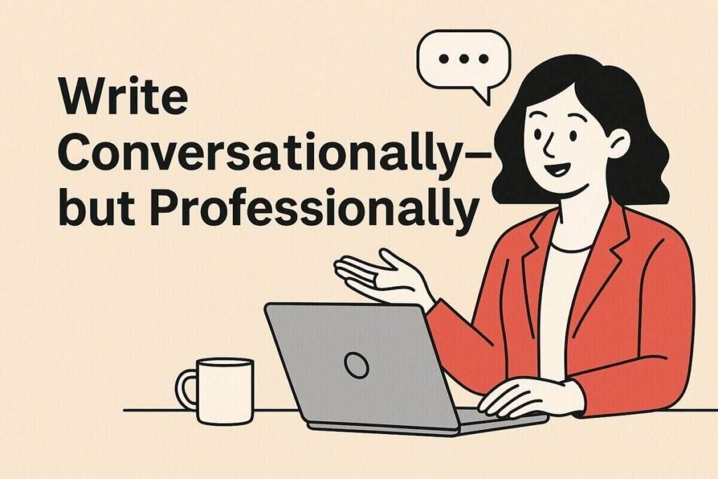Write Conversationally—but Professionally