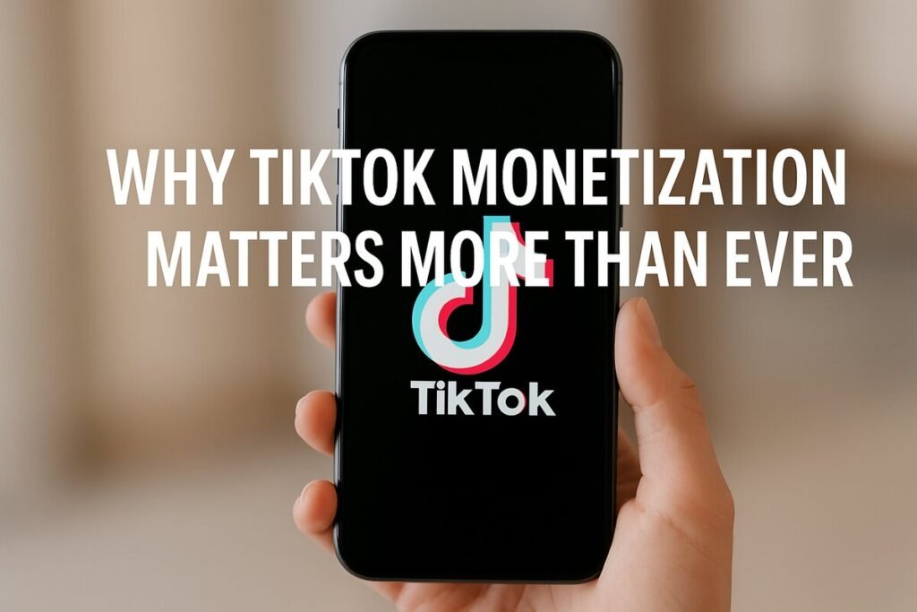 Why TikTok Monetization Matters More Than Ever